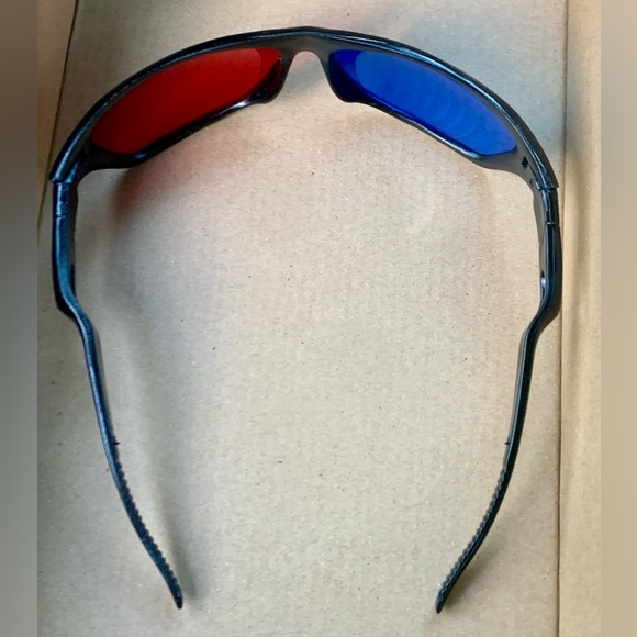 1990s Vtg Adult One Size 3D Movie Image Viewing Glasses - Picture 3 of 8